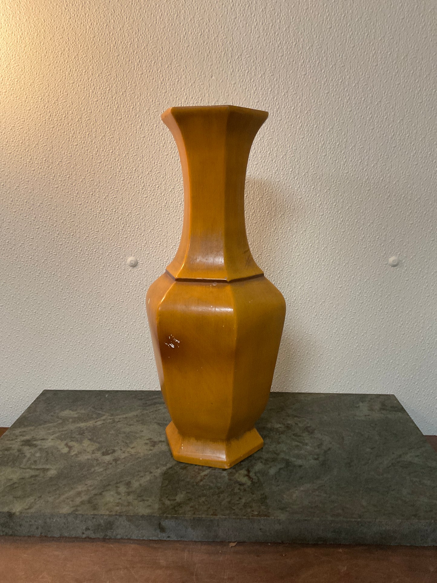 Burnt Orange Ceramic Vase