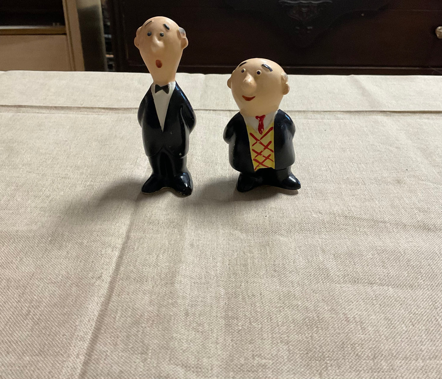 Vintage George the Butler Salt and Pepper Shakers