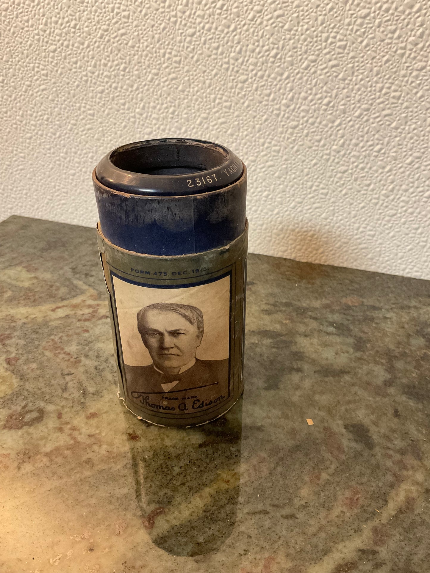 Edison Phonograph Cylinder