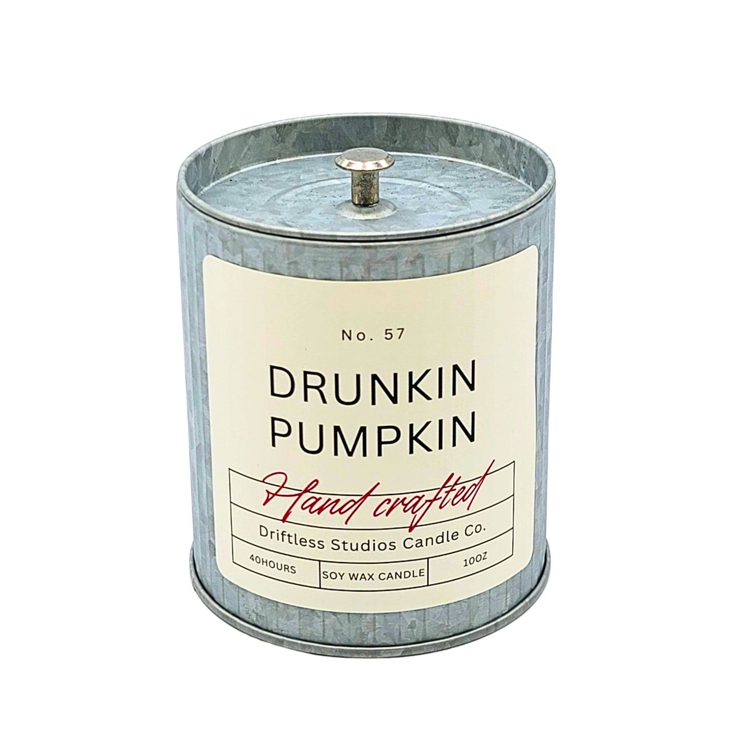 Drunkin Pumpkin Fall Farmhouse Candle - Halloween Candles