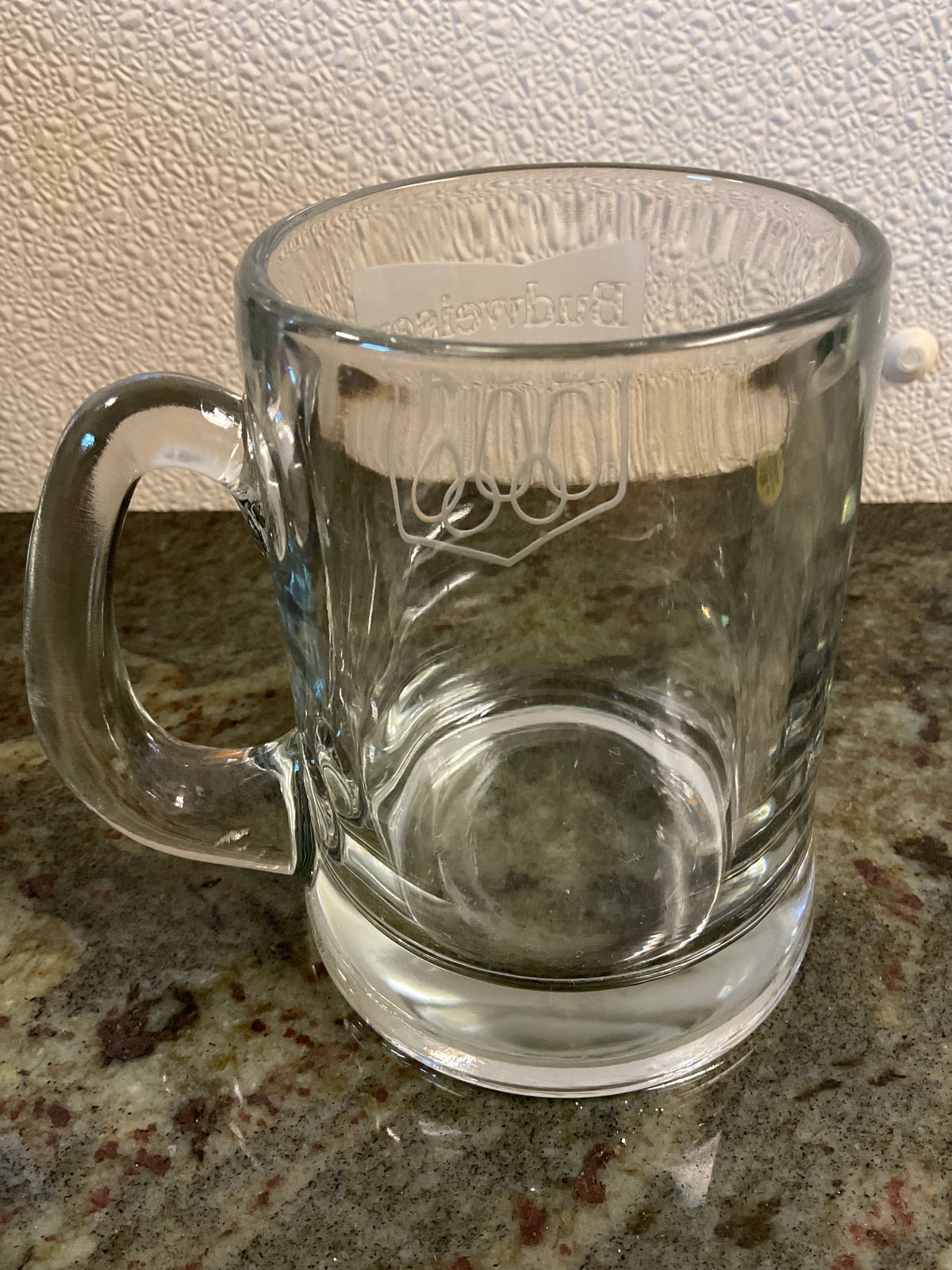 Budweiser USA Clear Beer Mug