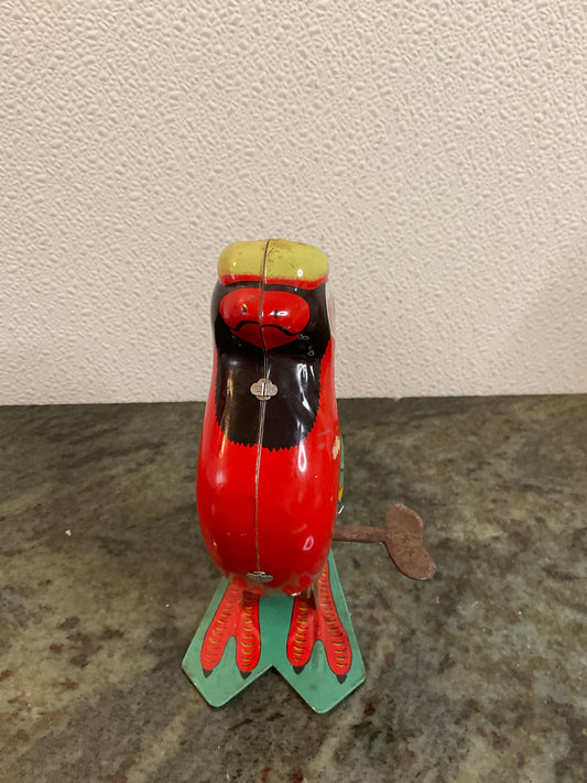 Large red Parrot-Litho 1960’s
