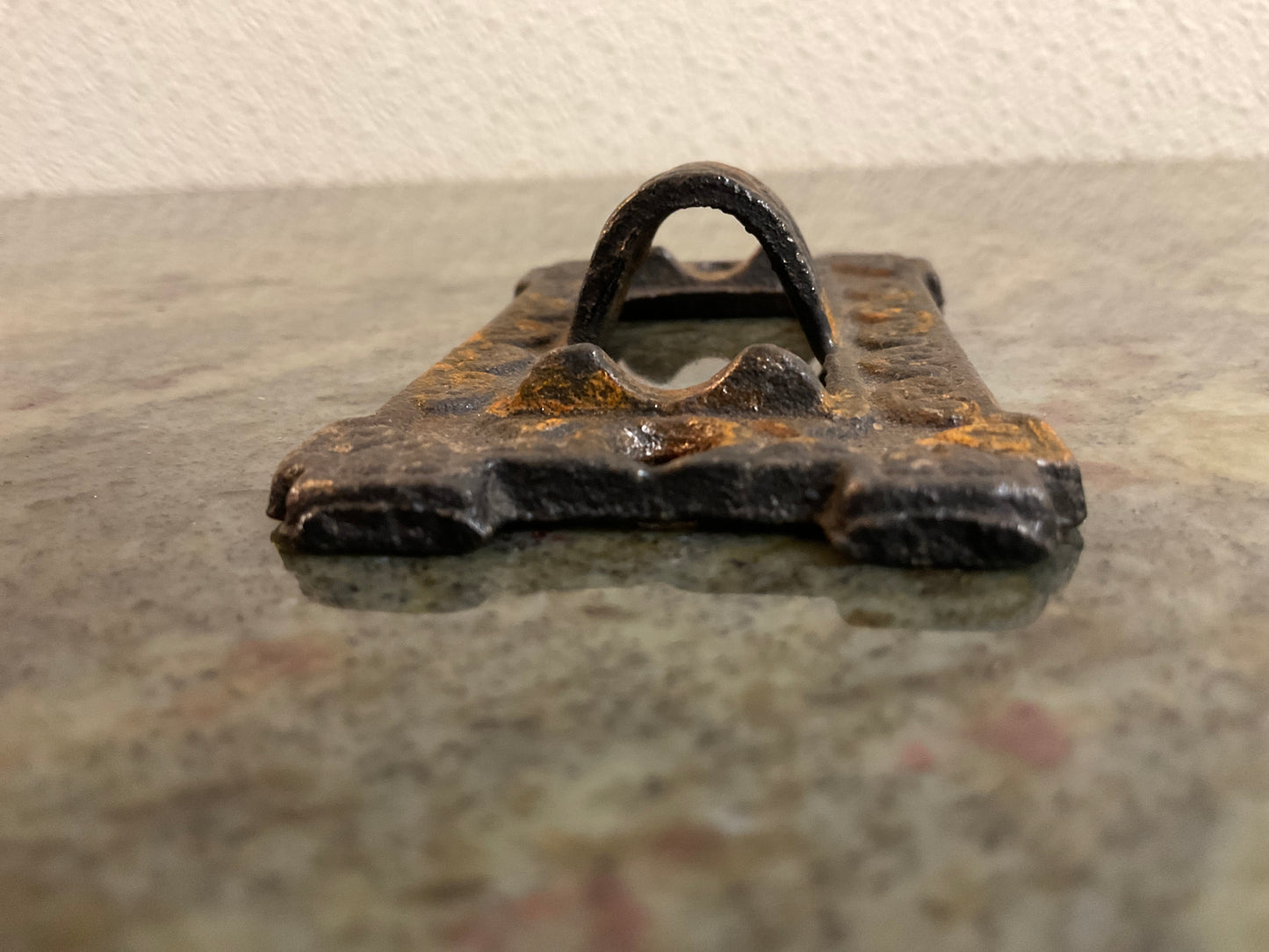 Vintage Cast Iron Oil Lamp Wall Mount Bracket