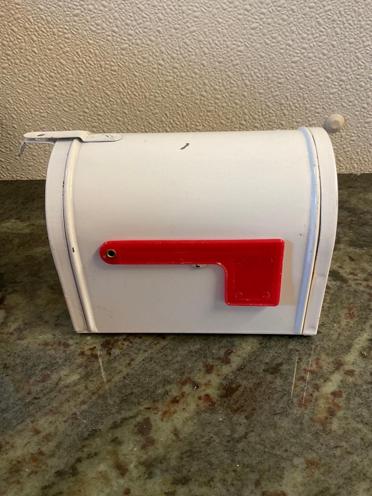 Vintage Christmas Goose Metal Mailbox