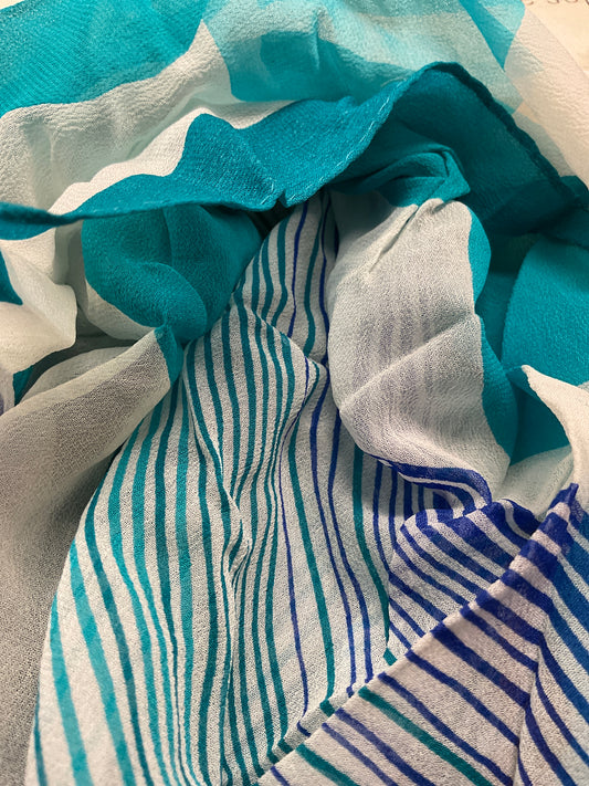 Vintage Small Square Scarf