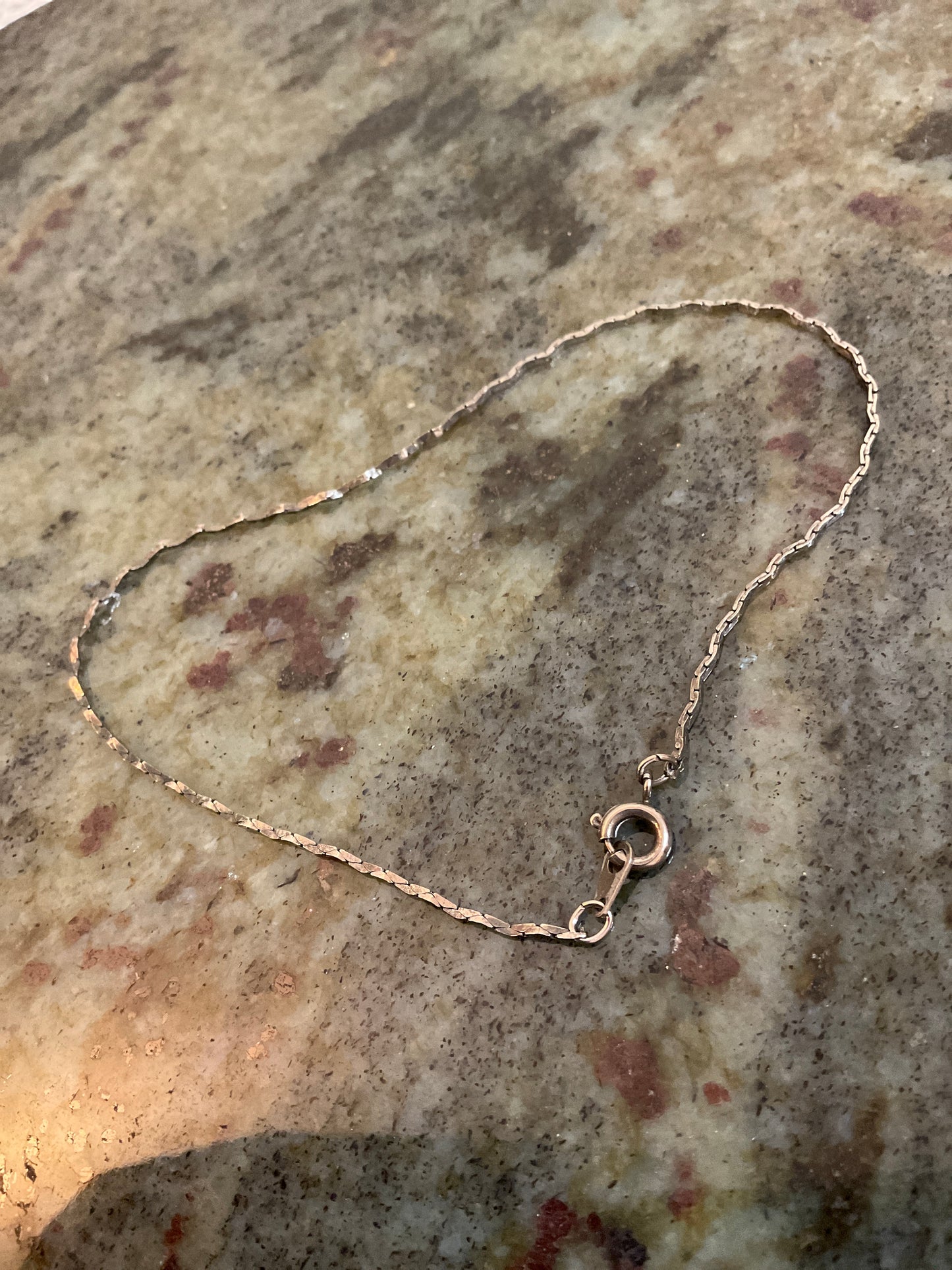 Anklet Zig Zag Chain