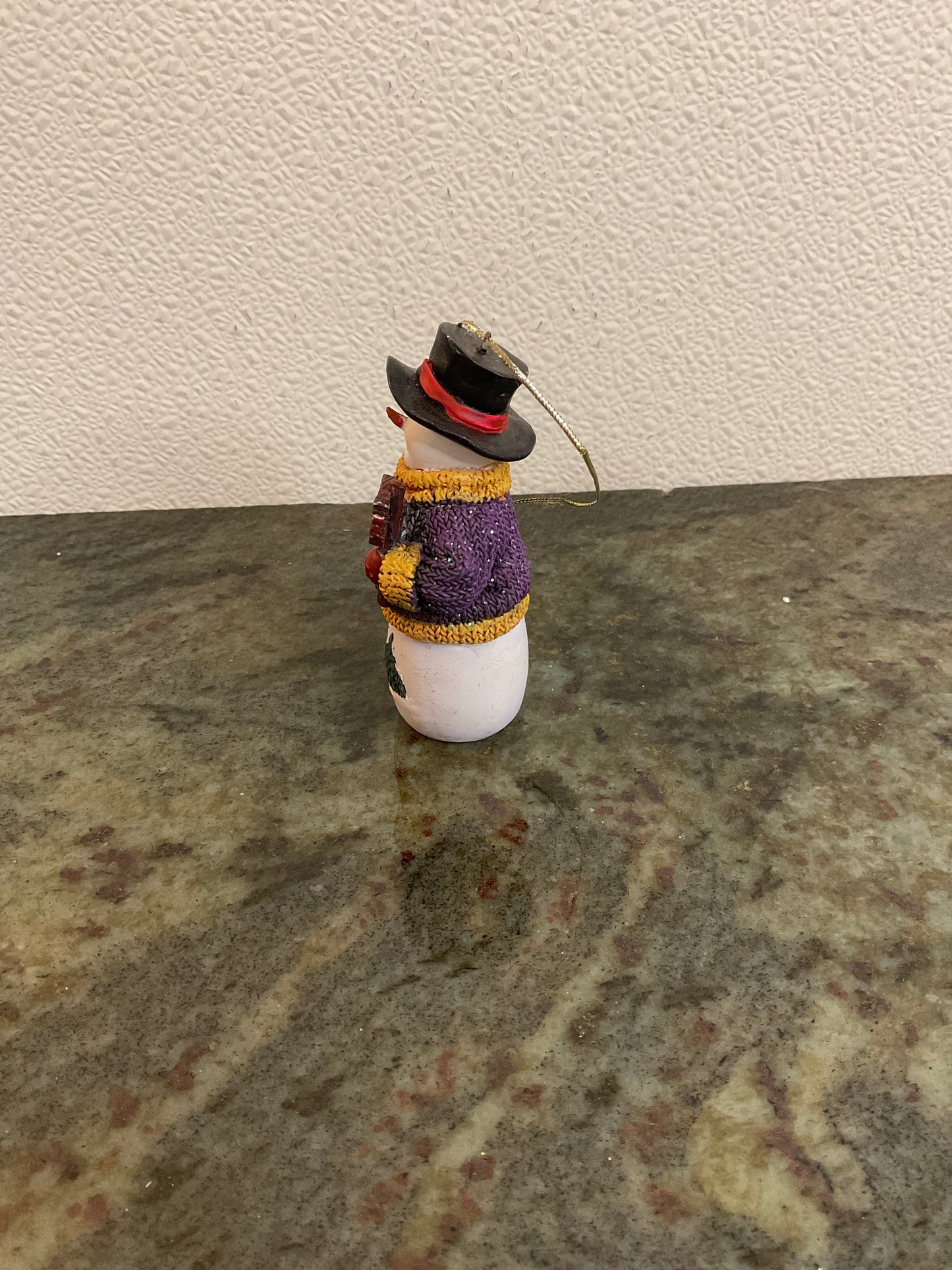 Hand Painted Snowman Ornament