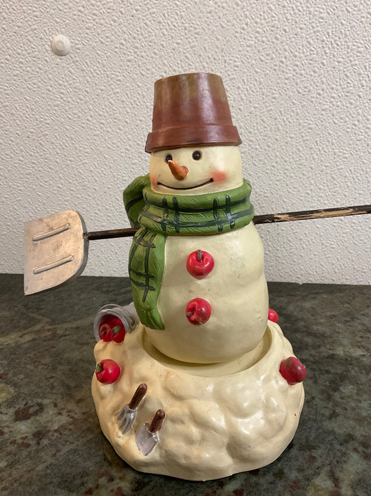Snowman Music Figurine