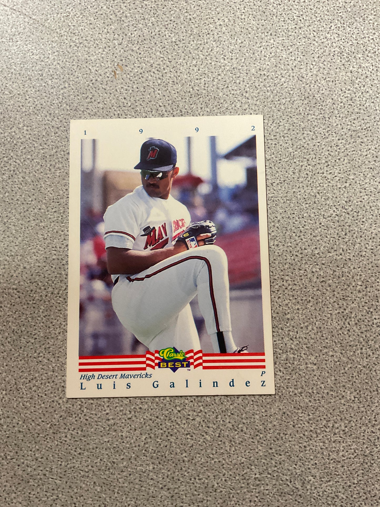 Baseball Card Luis Galindez