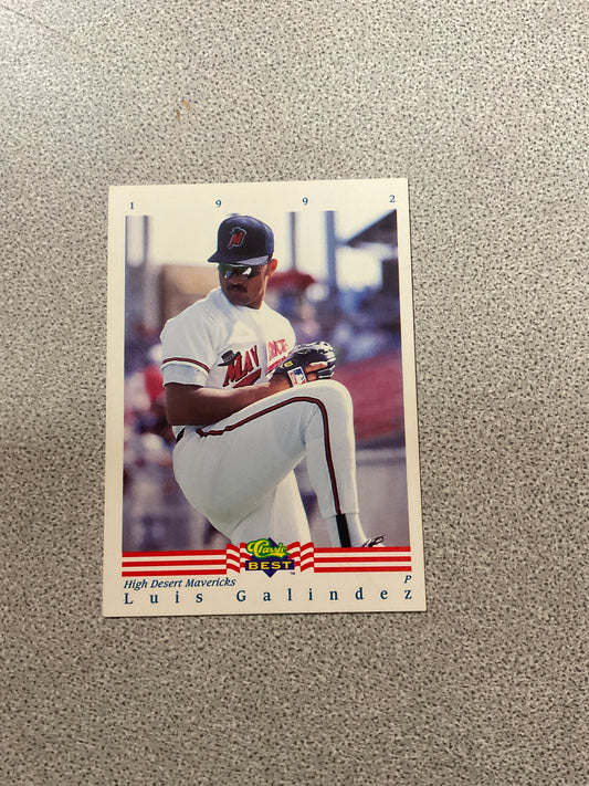 Baseball Card Luis Galindez