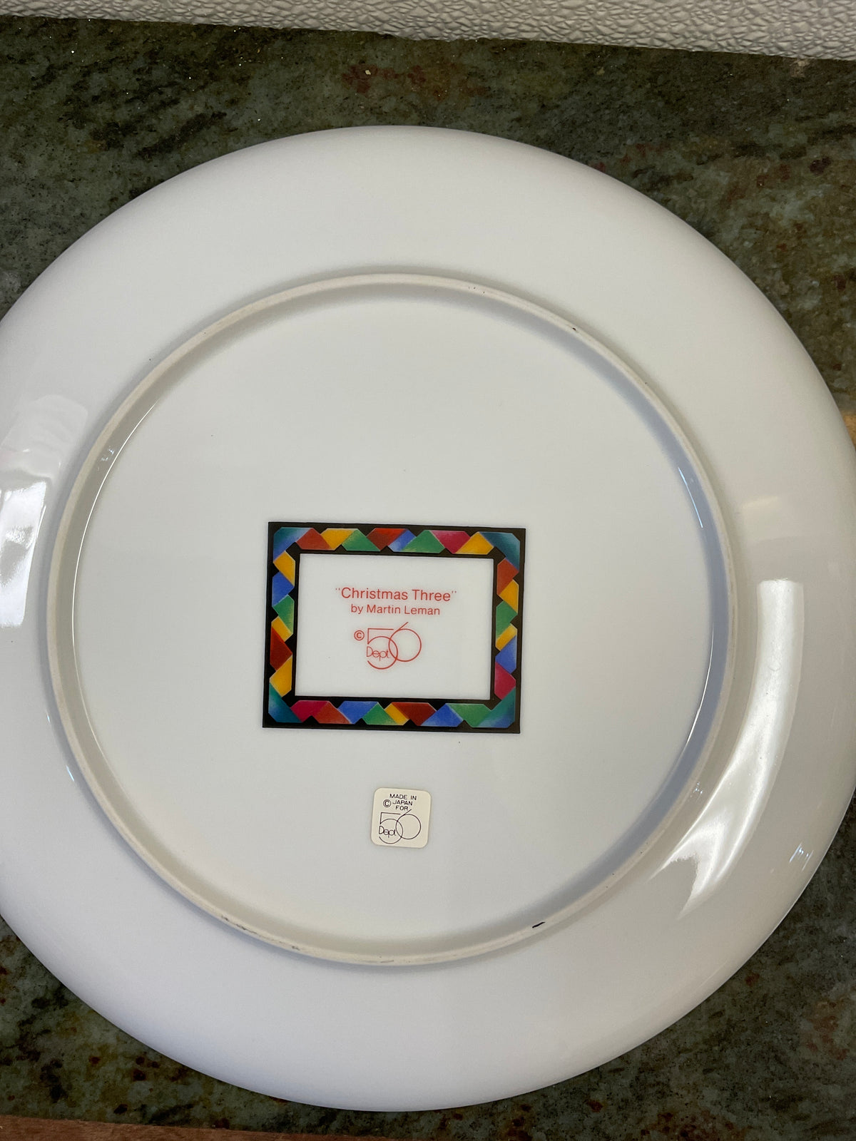 Christmas Cat Plate