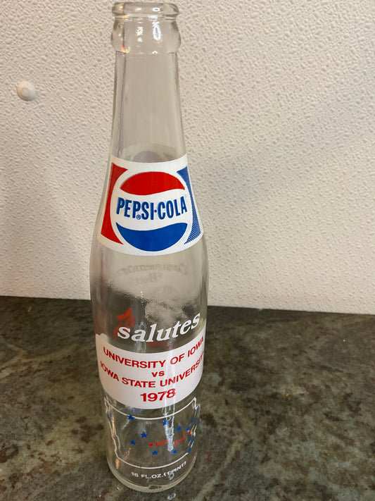 Vintage 1978 Pepsi- Cola Iowa vs. Iowa State