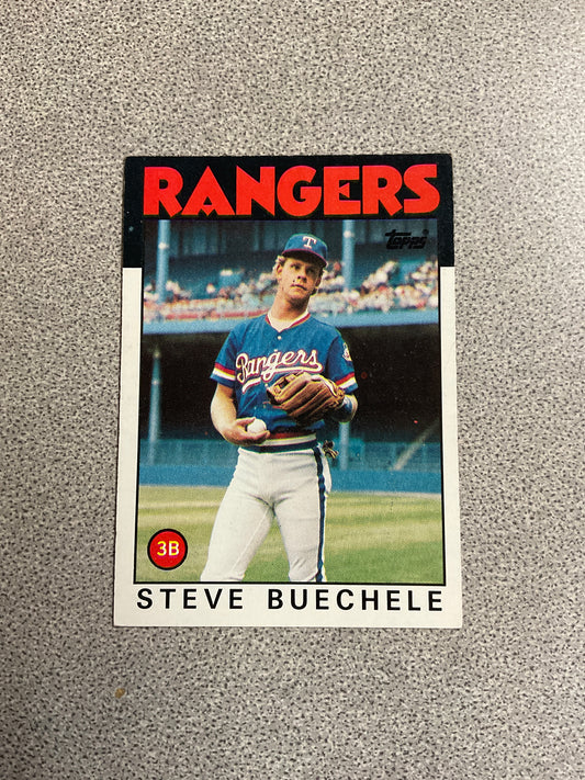 Baseball Card-Steve Buechele