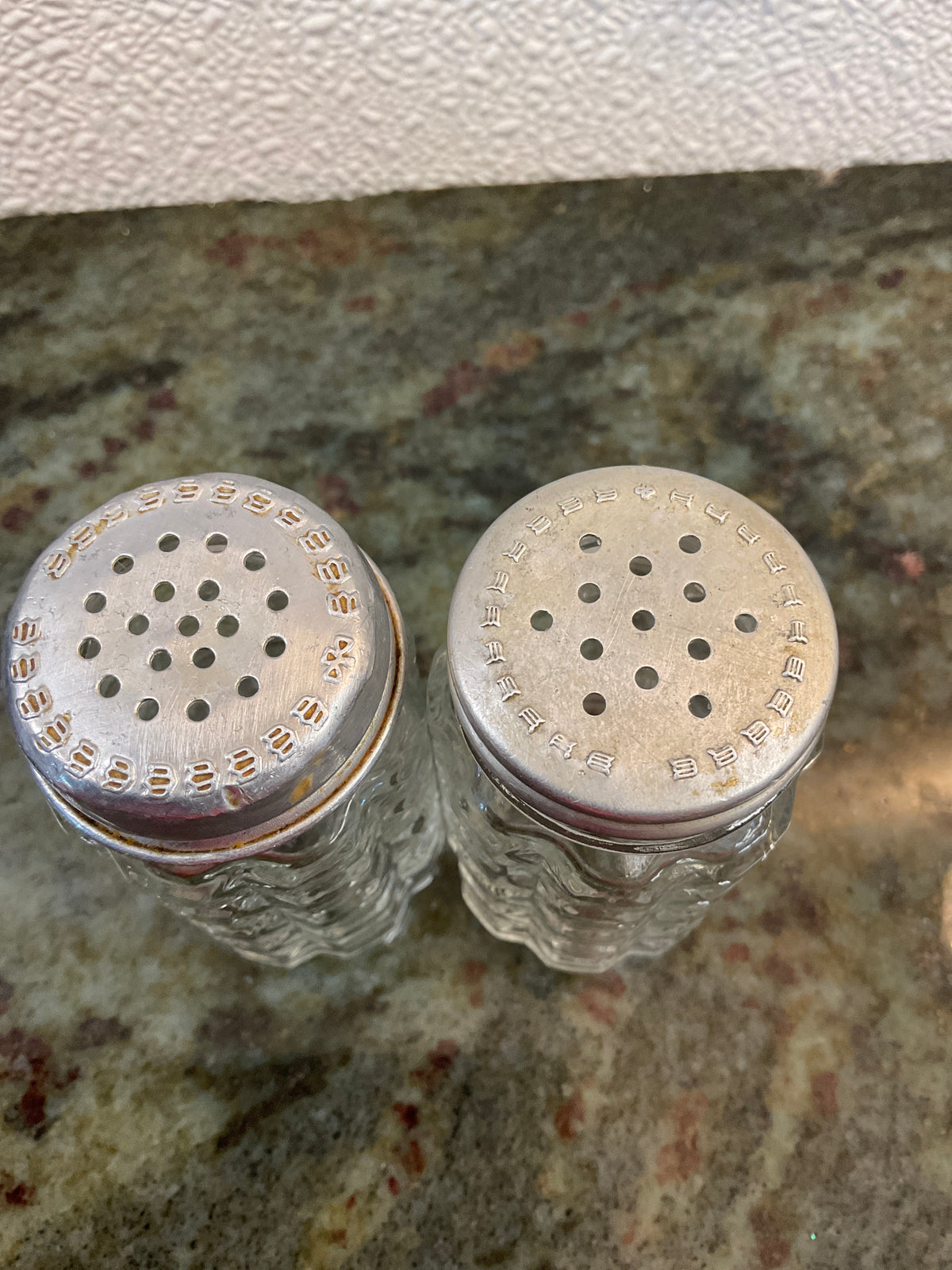 Anchor Hocking Vintage Salt and Pepper Shakers