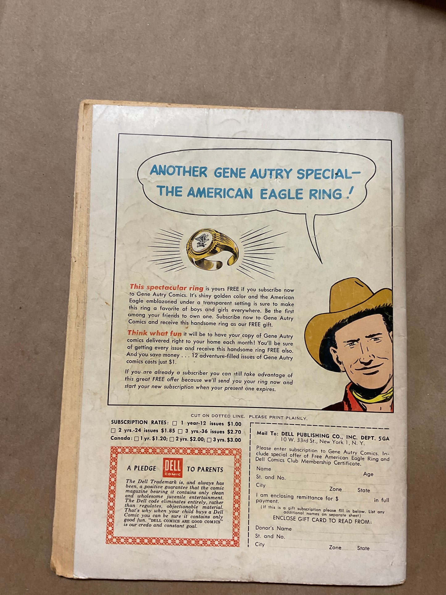 Vintage Gene Autry May 1955 Comic Book