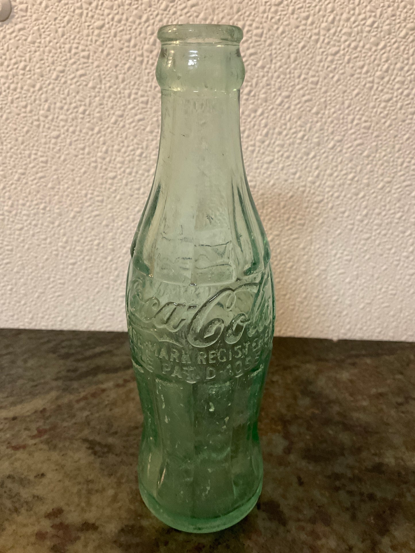 Embossed Cedar Rapids Iowa Coke Bottle