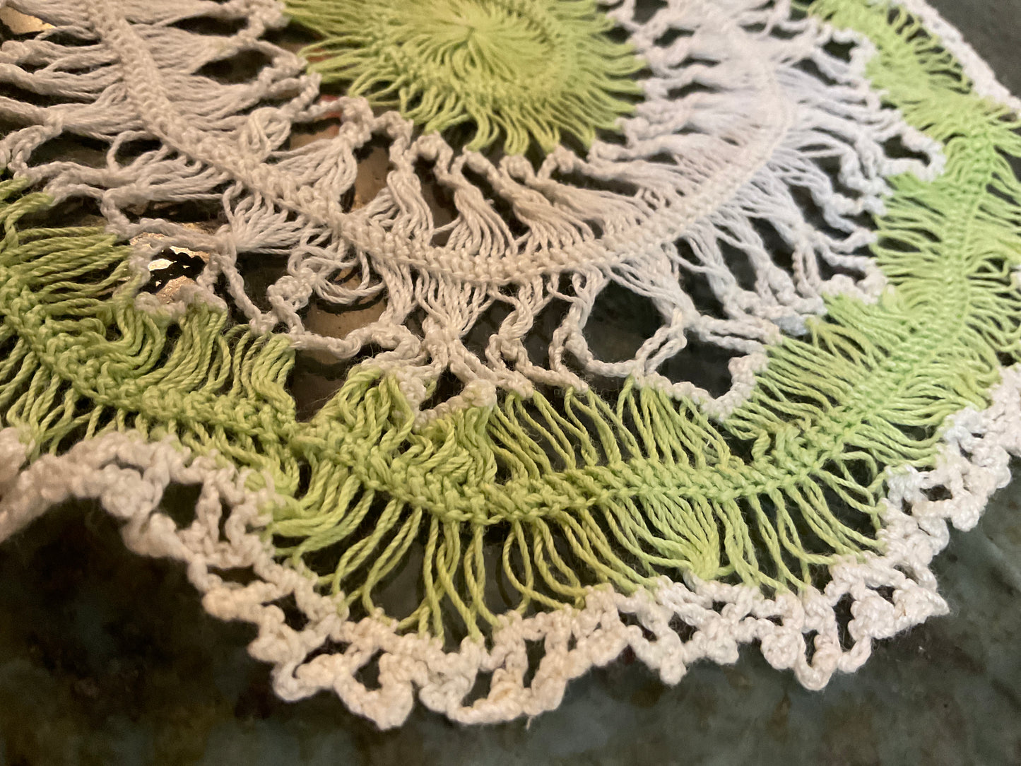 Handmade Crocheted Doily 7.5”