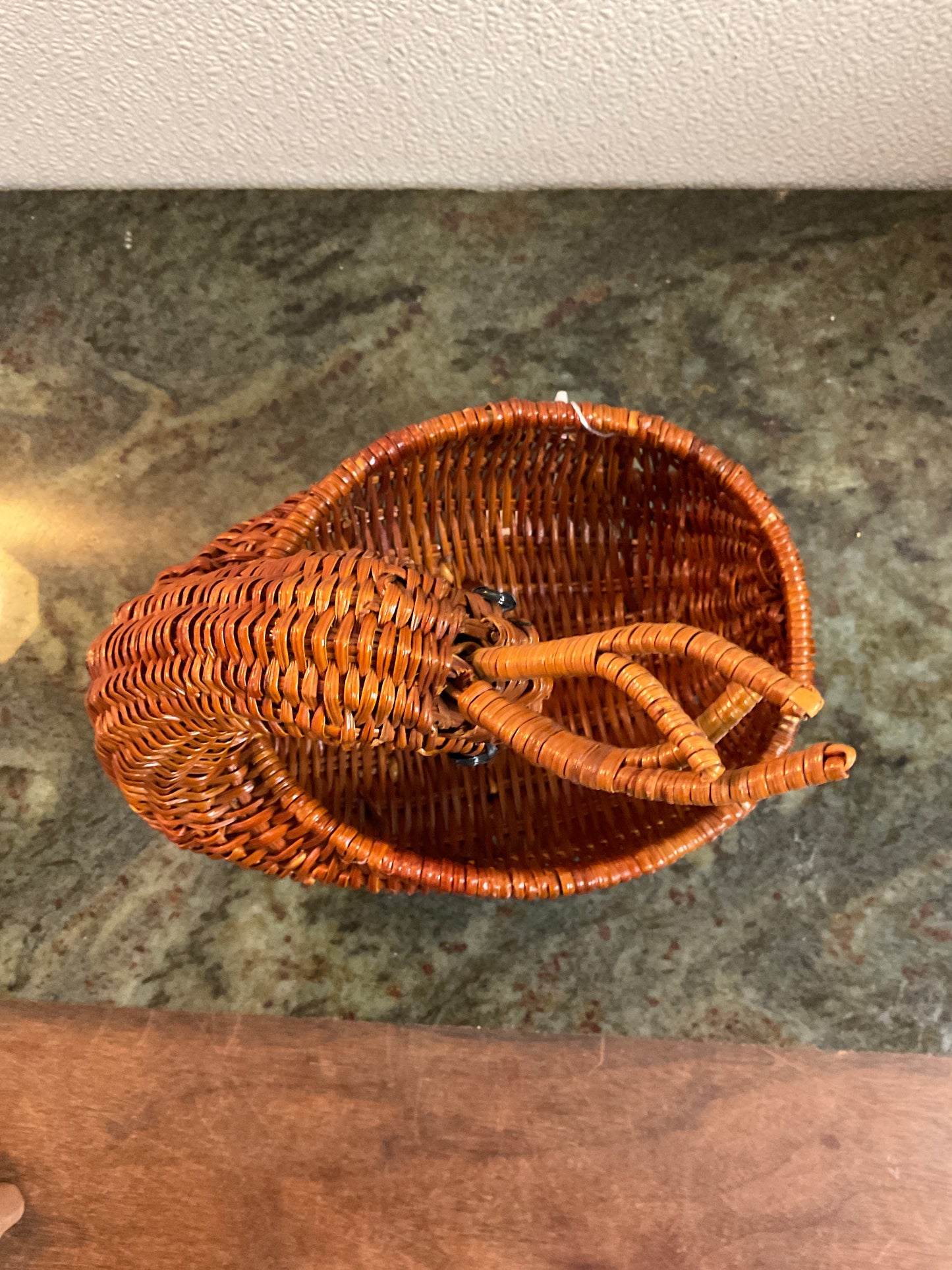 Wicker Reindeer Basket Decoration
