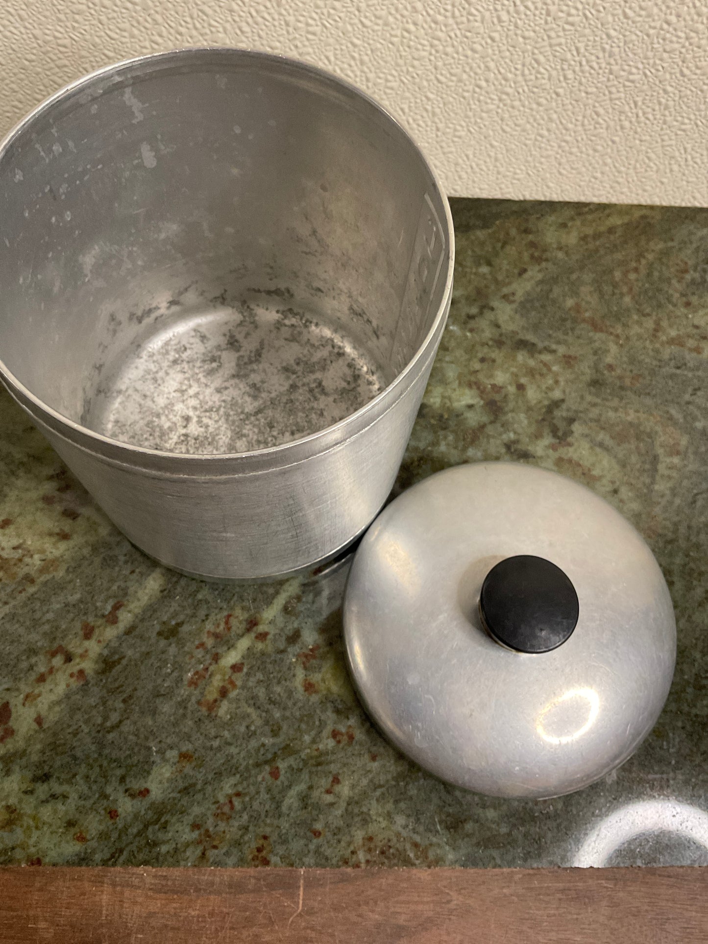 Vintage Aluminum Coffee Canister