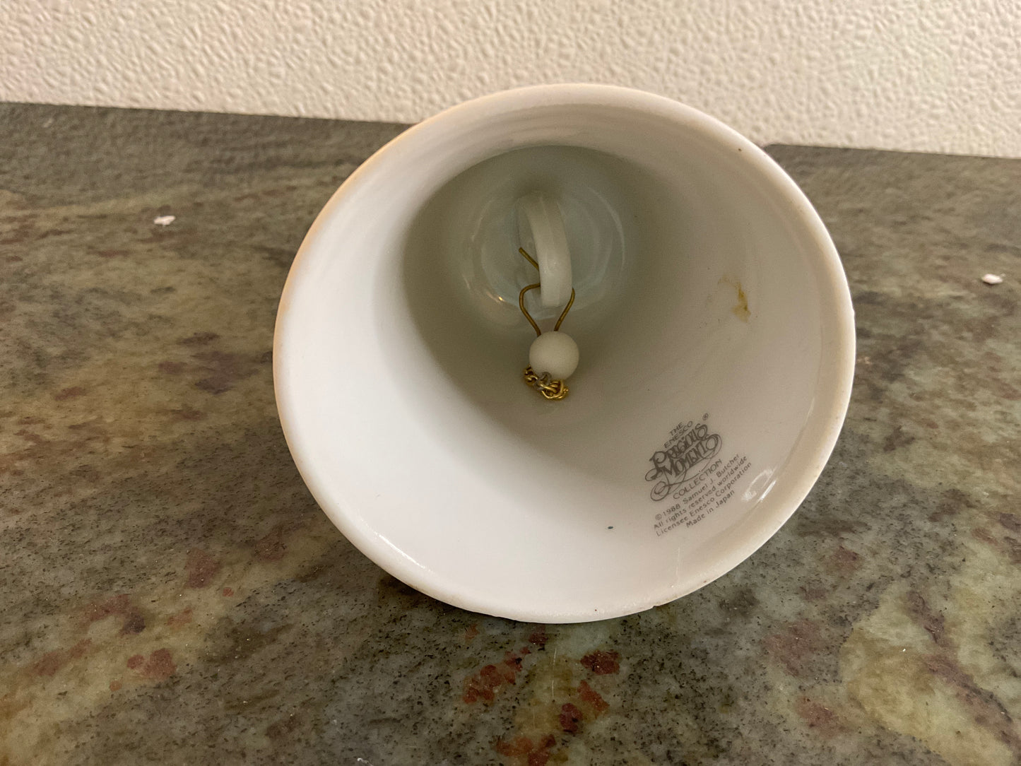 Precious Moments January Porcelain Bell