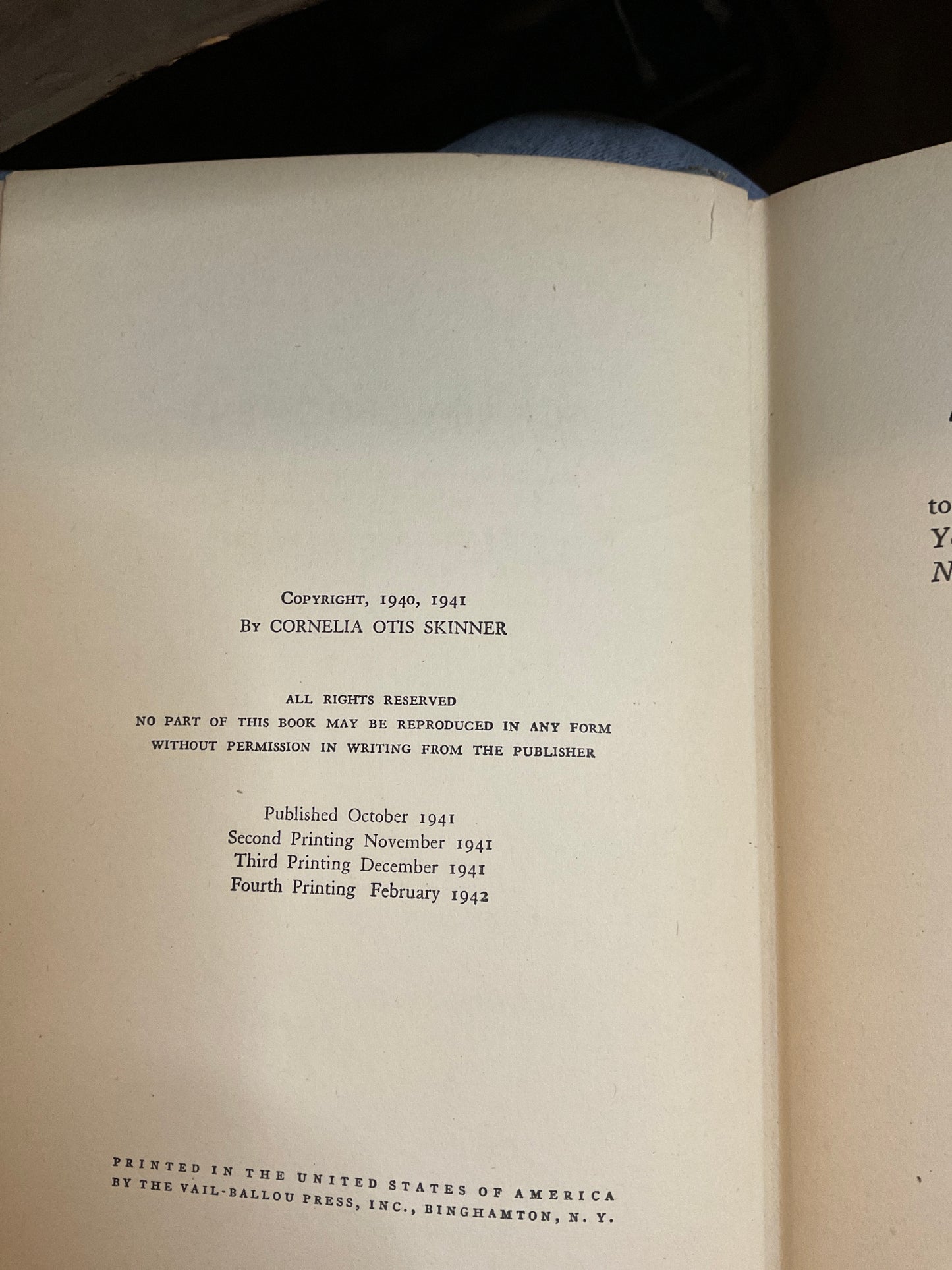 Book Soap Behind The Ears 1942-signed