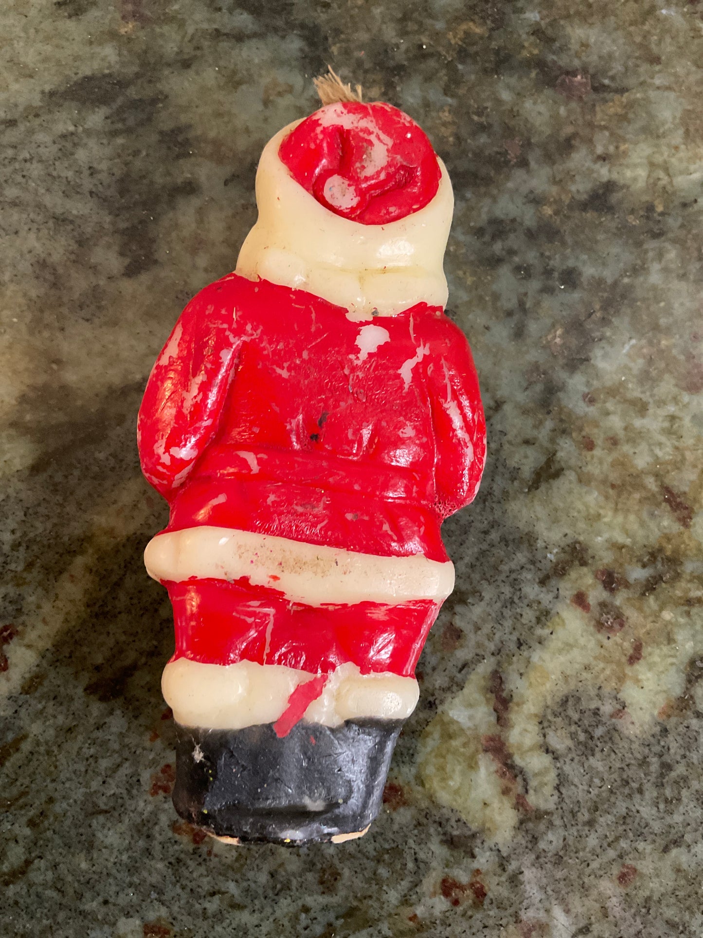 Tall Santa wax Candle