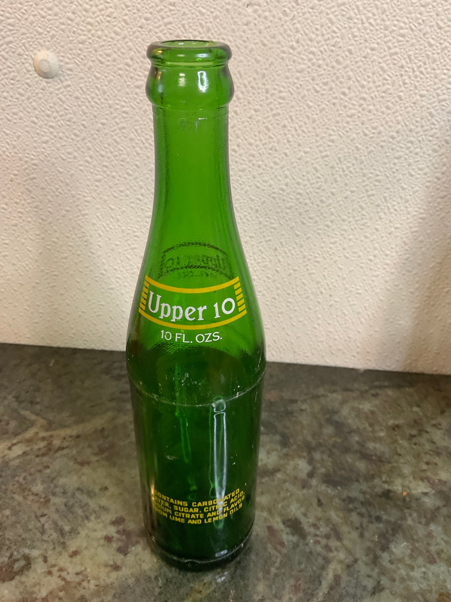 Vintage Upper 10 Soda Bottle