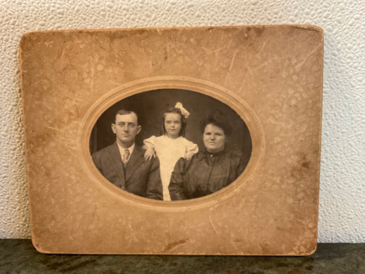 Vintage Cardstock Frame Family Portrait