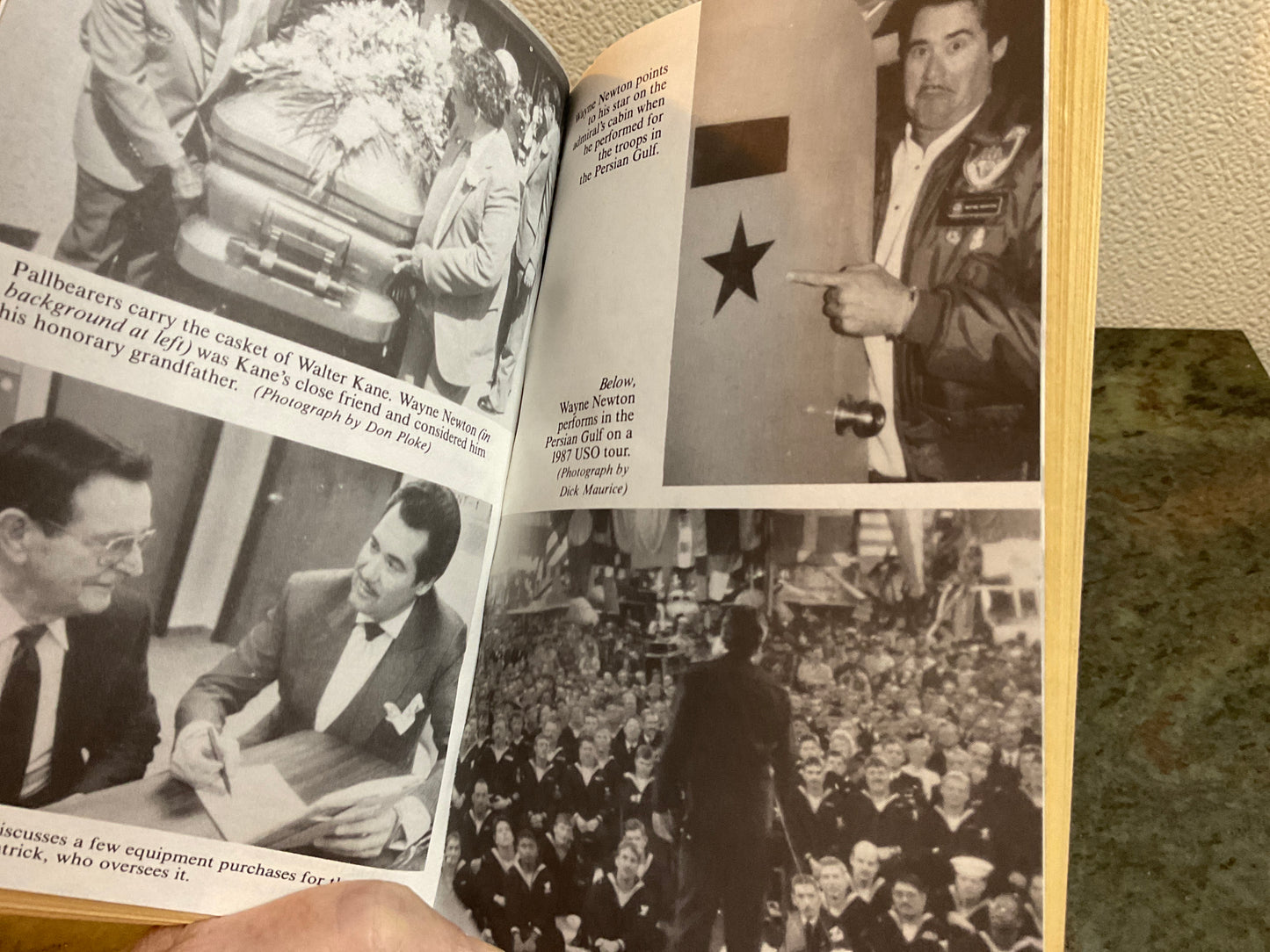 Paperback ‘Wayne Newton Once Before I Go’  1989