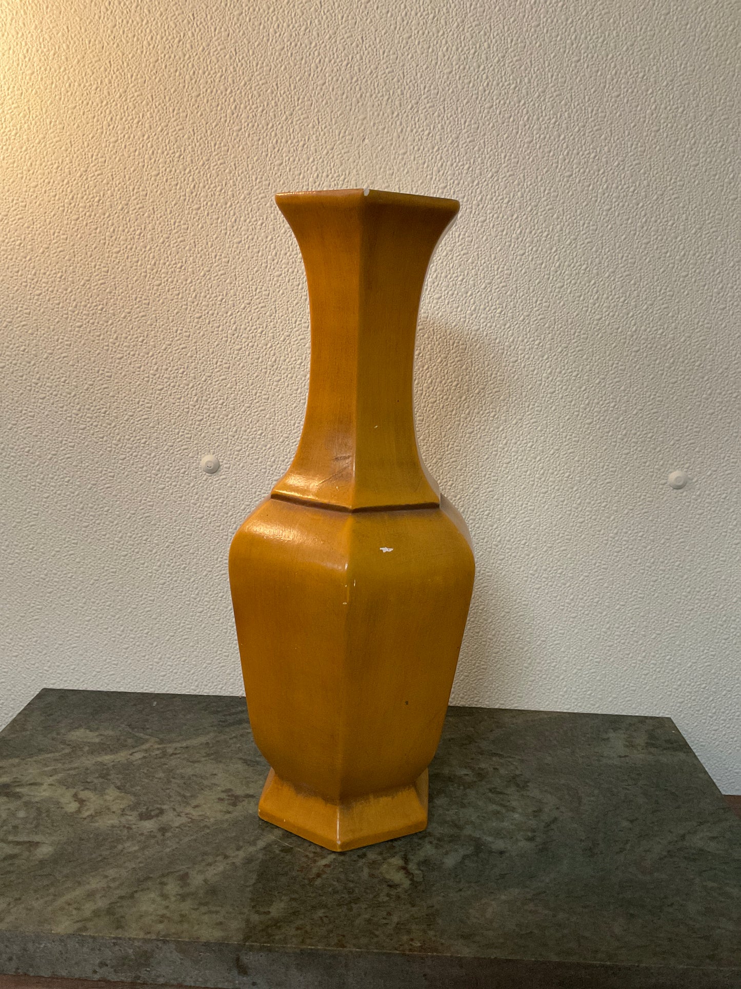 Burnt Orange Ceramic Vase