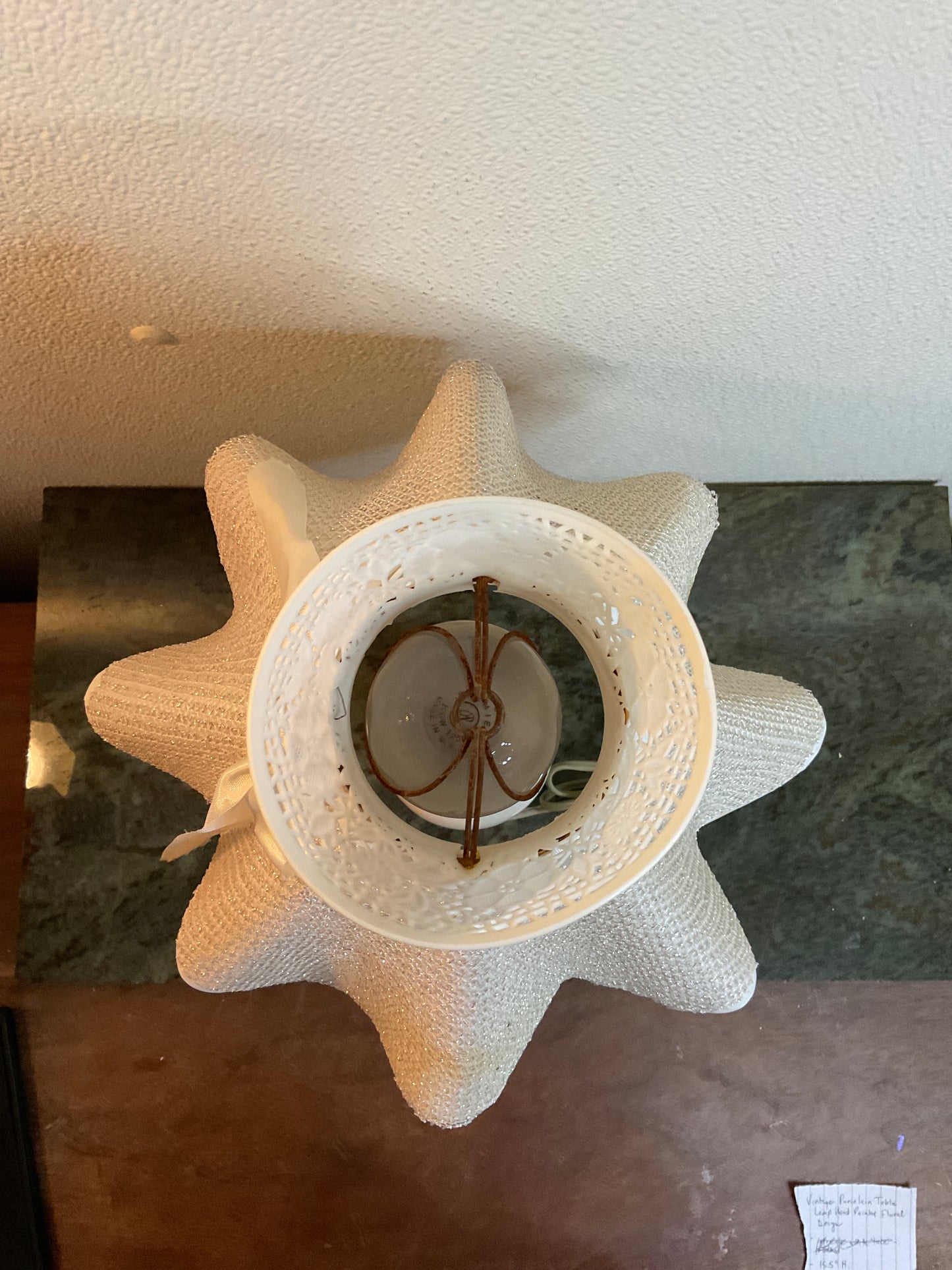 Vintage Porcelain Table Lamp