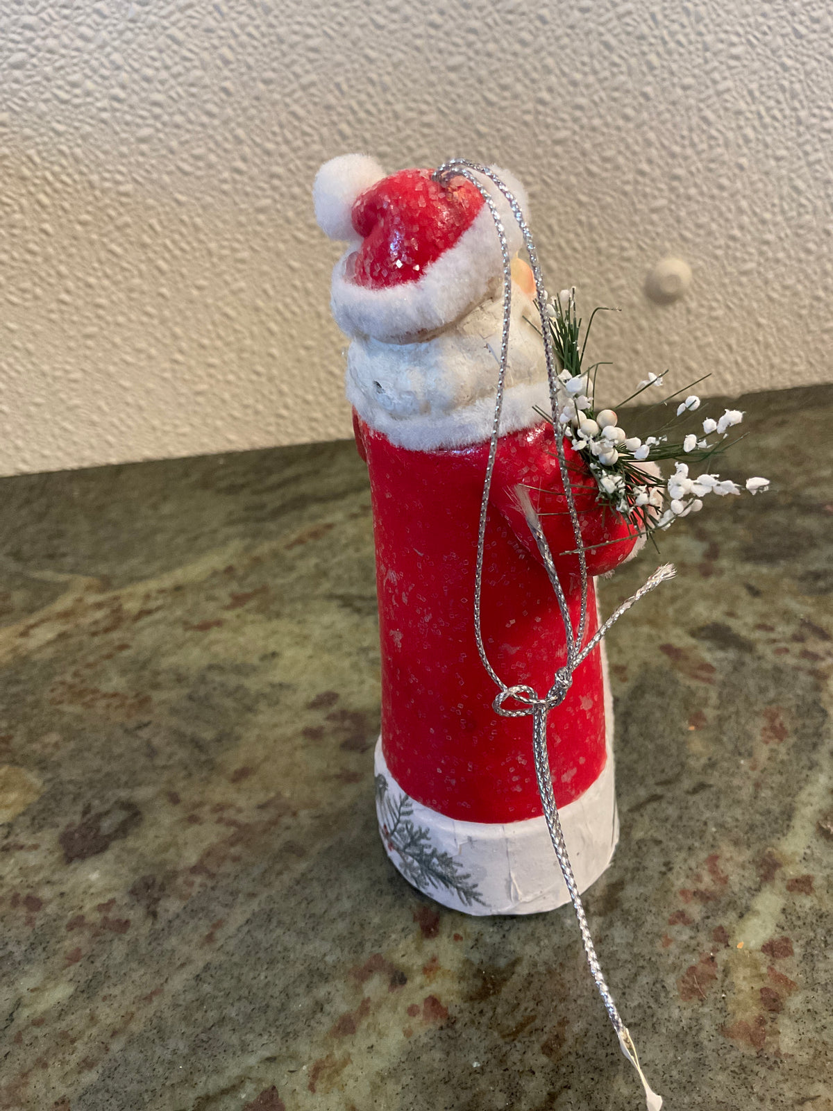 Bird Theme Santa Claus Ornament