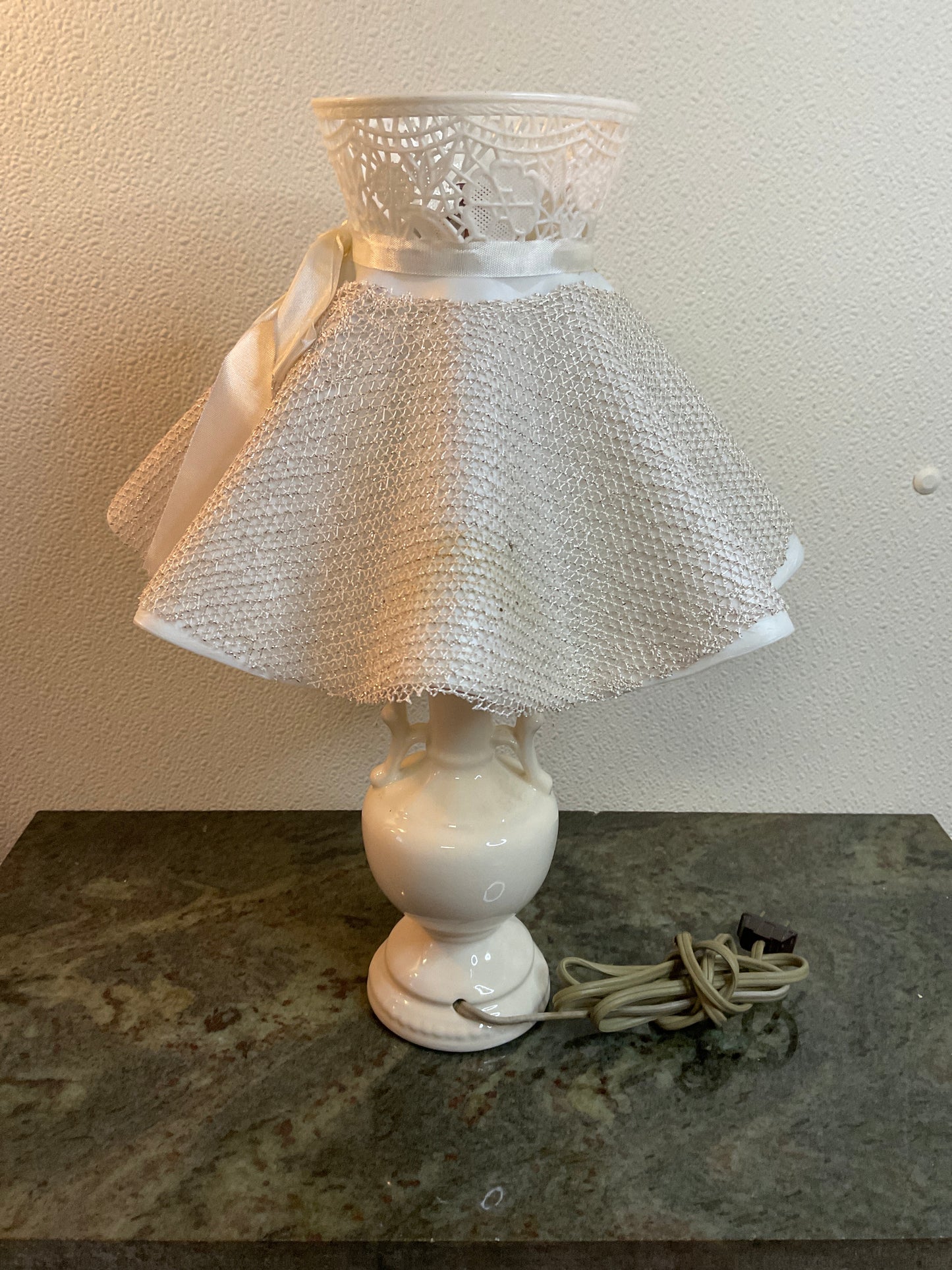 Vintage Porcelain Table Lamp