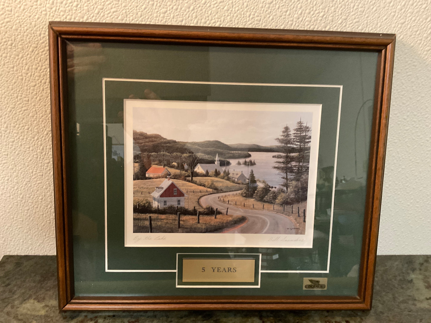 ‘By the Lake’ DeKalb/5 Years Framed Print