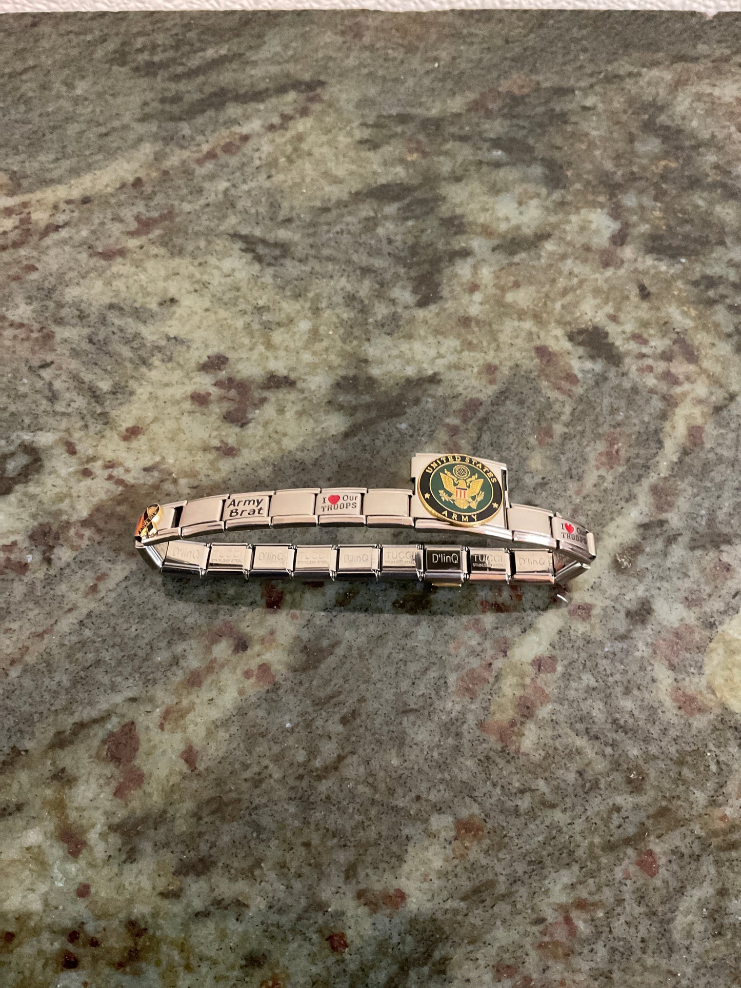 US Army Charm Bracelet