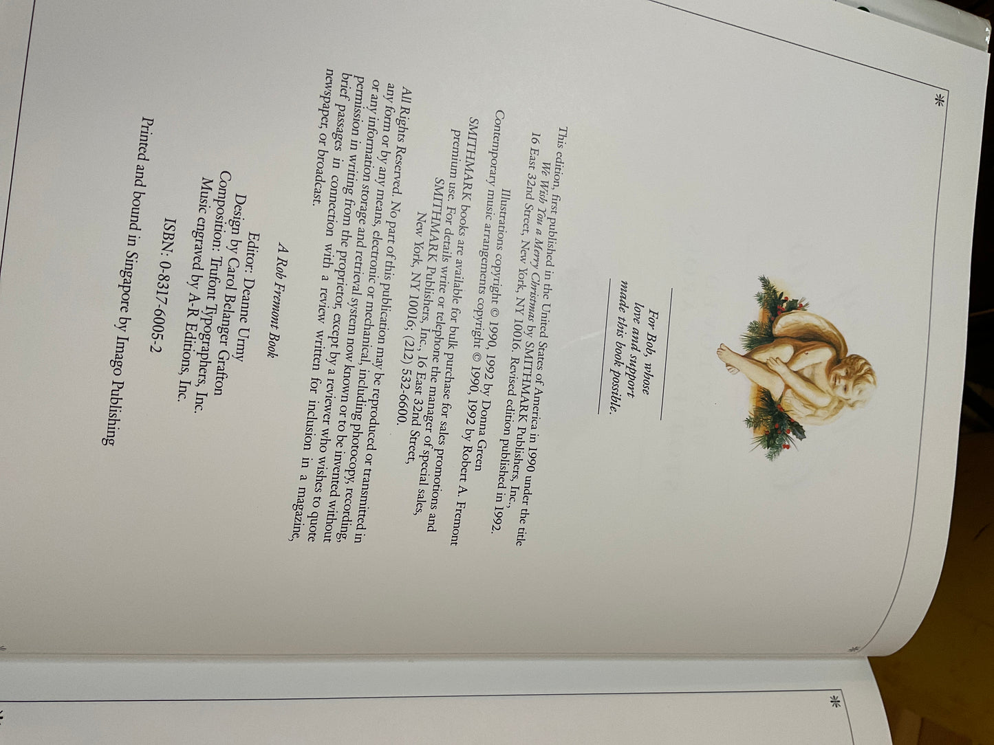 Book ‘Merry Christmas Stories & Carols. 1992
