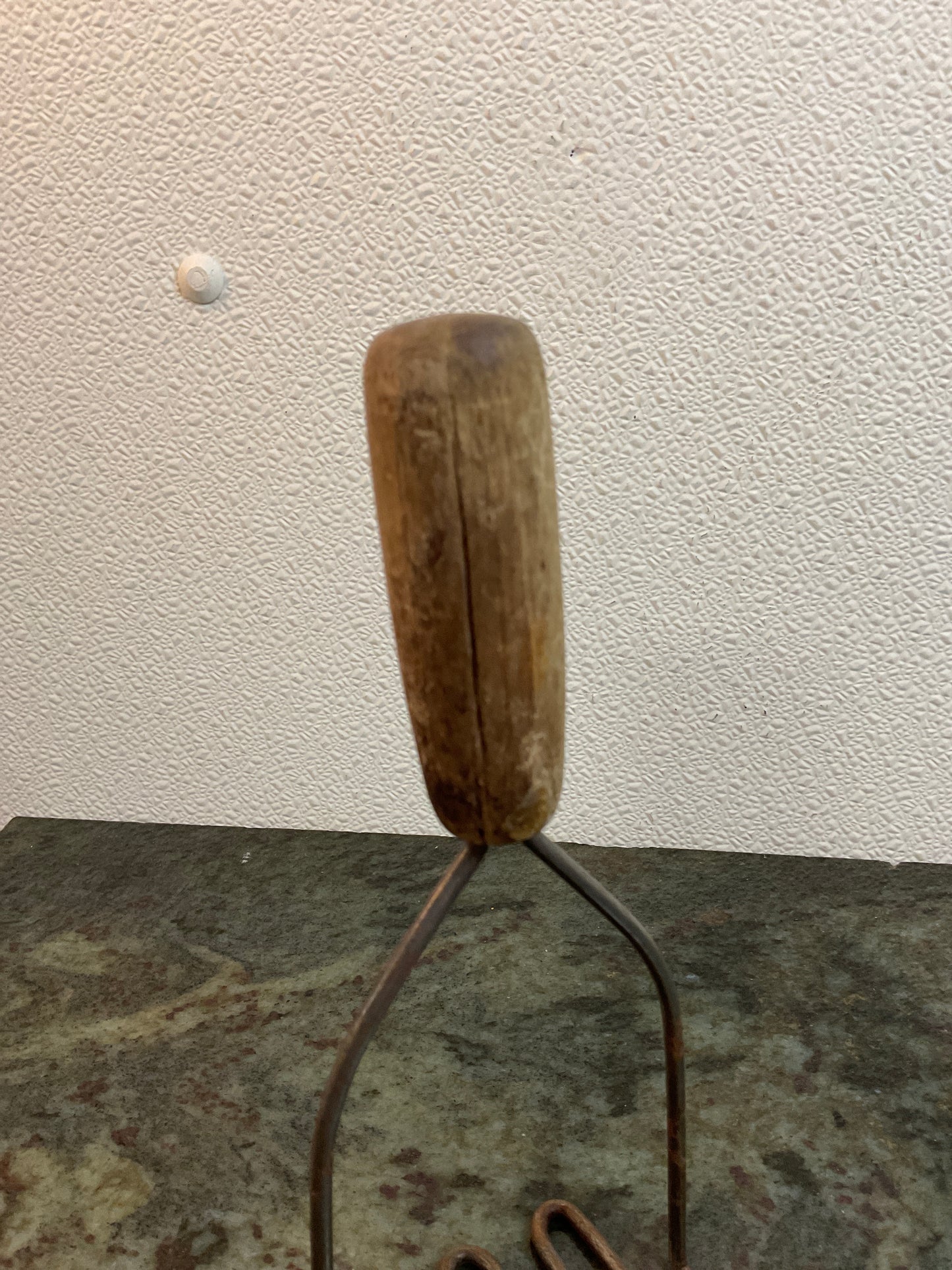 Vtg Wood Handle Masher