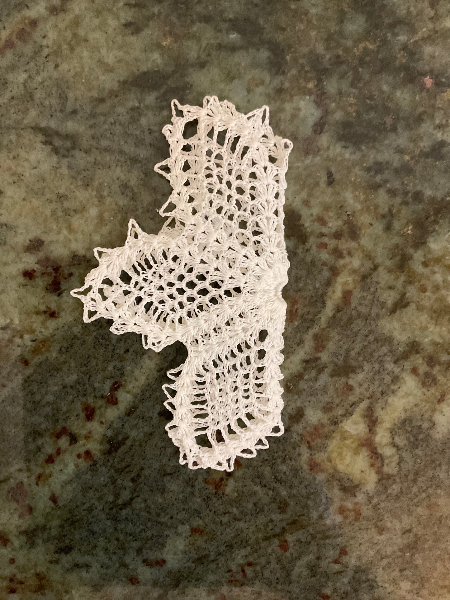 Hand-Crocheted Snowflake Doily