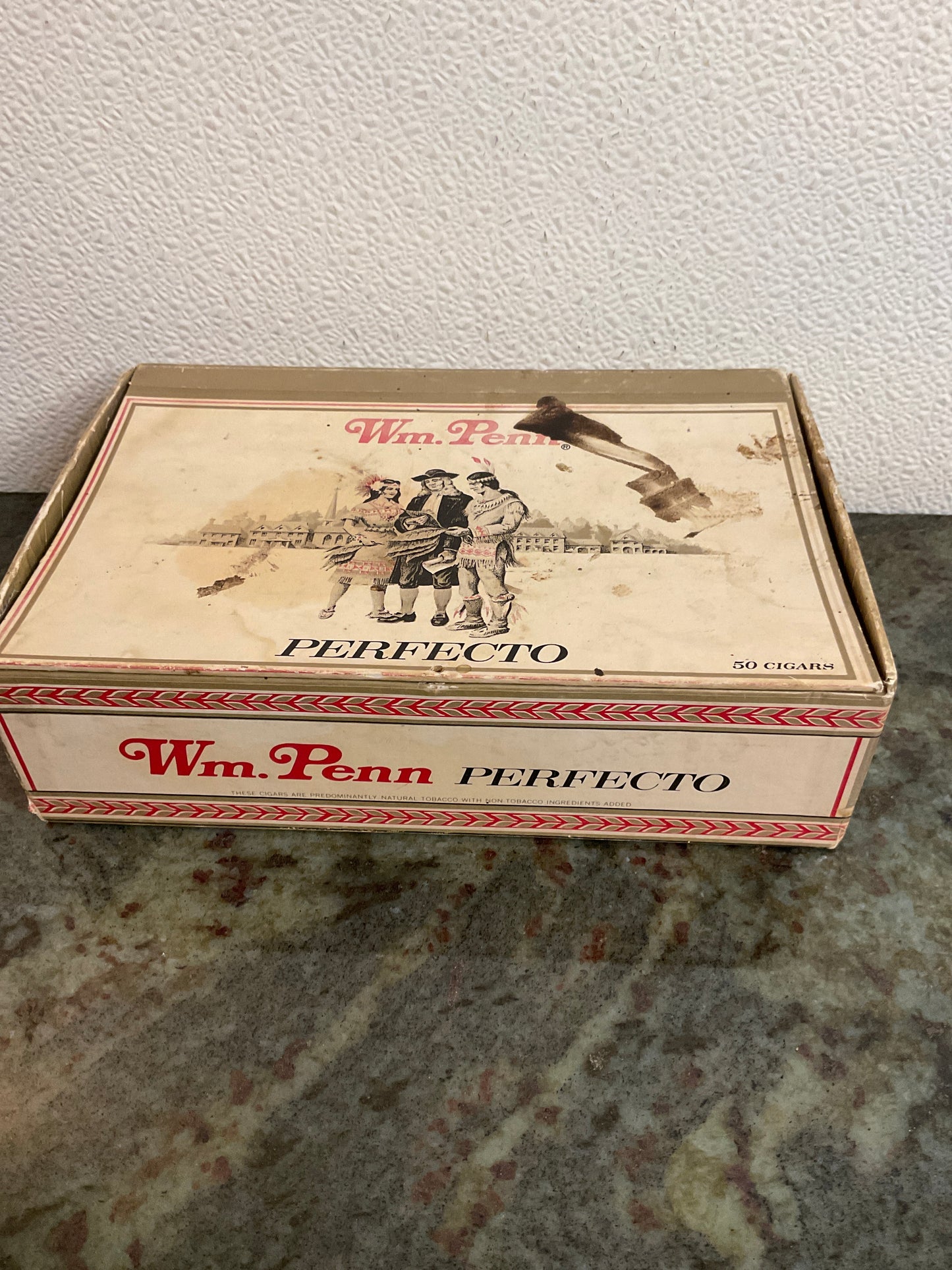 Wm. Penn Perfecto 50 Cigar Box