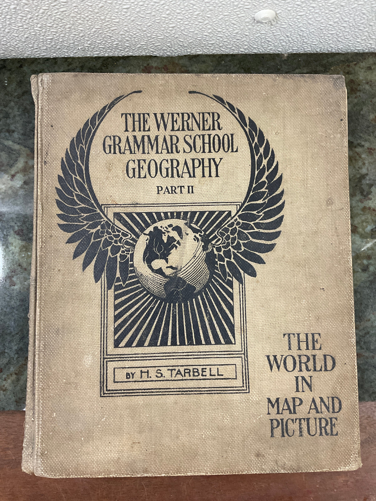 Antique 1896 The Werner Grammar School Geography