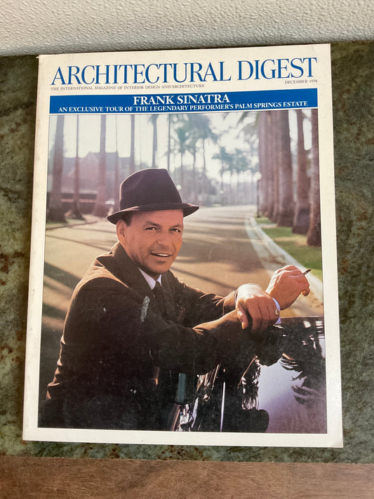 Architectural Digest Magazine December 1998