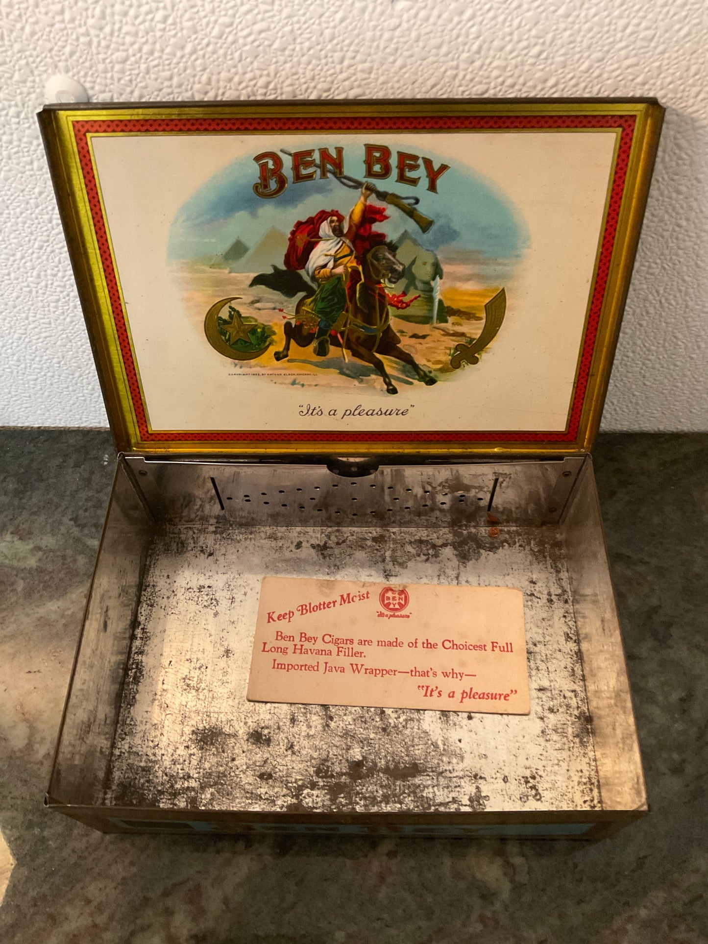 Ben Bey Cigarette/Tobacco Tin