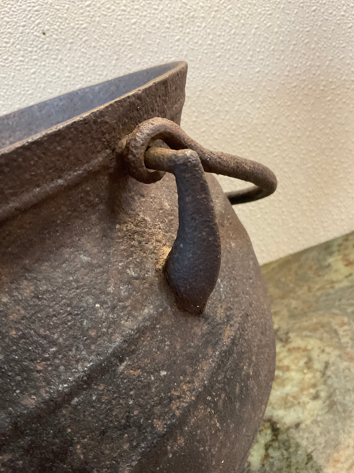 Antique Cast Iron Footed/Handle Pot