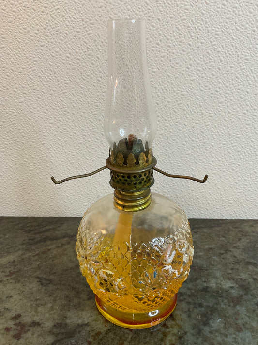 8.25” H Oil Lamp w/chimney