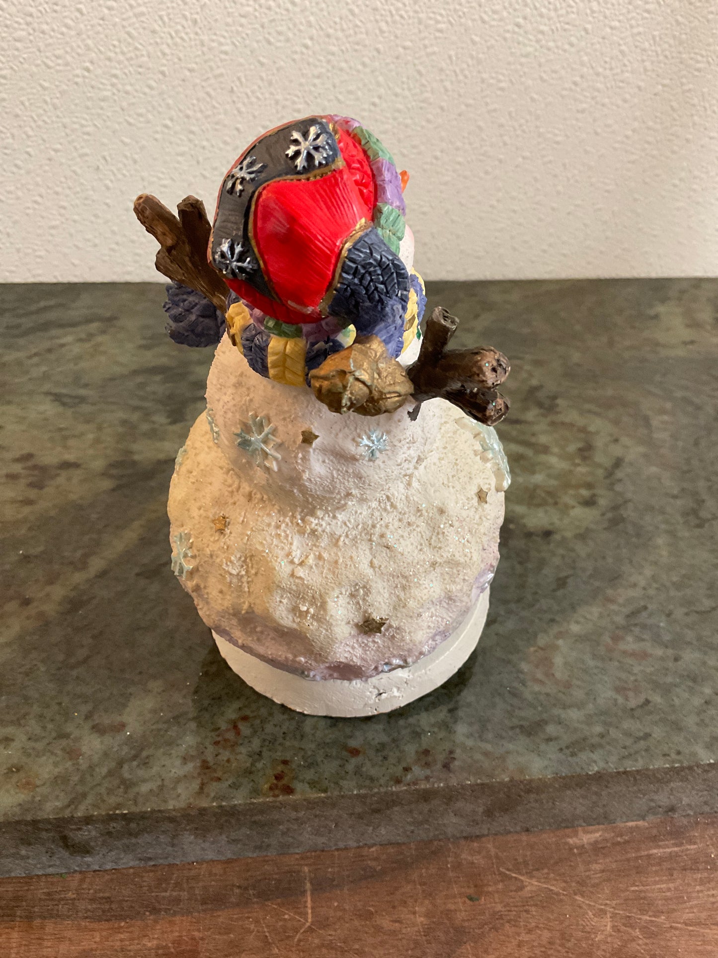 Snowman Cast Iron Stocking Holder