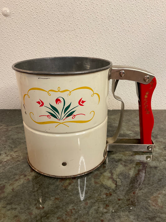 Vintage Androck Hand-I-Siff Flour Sifter