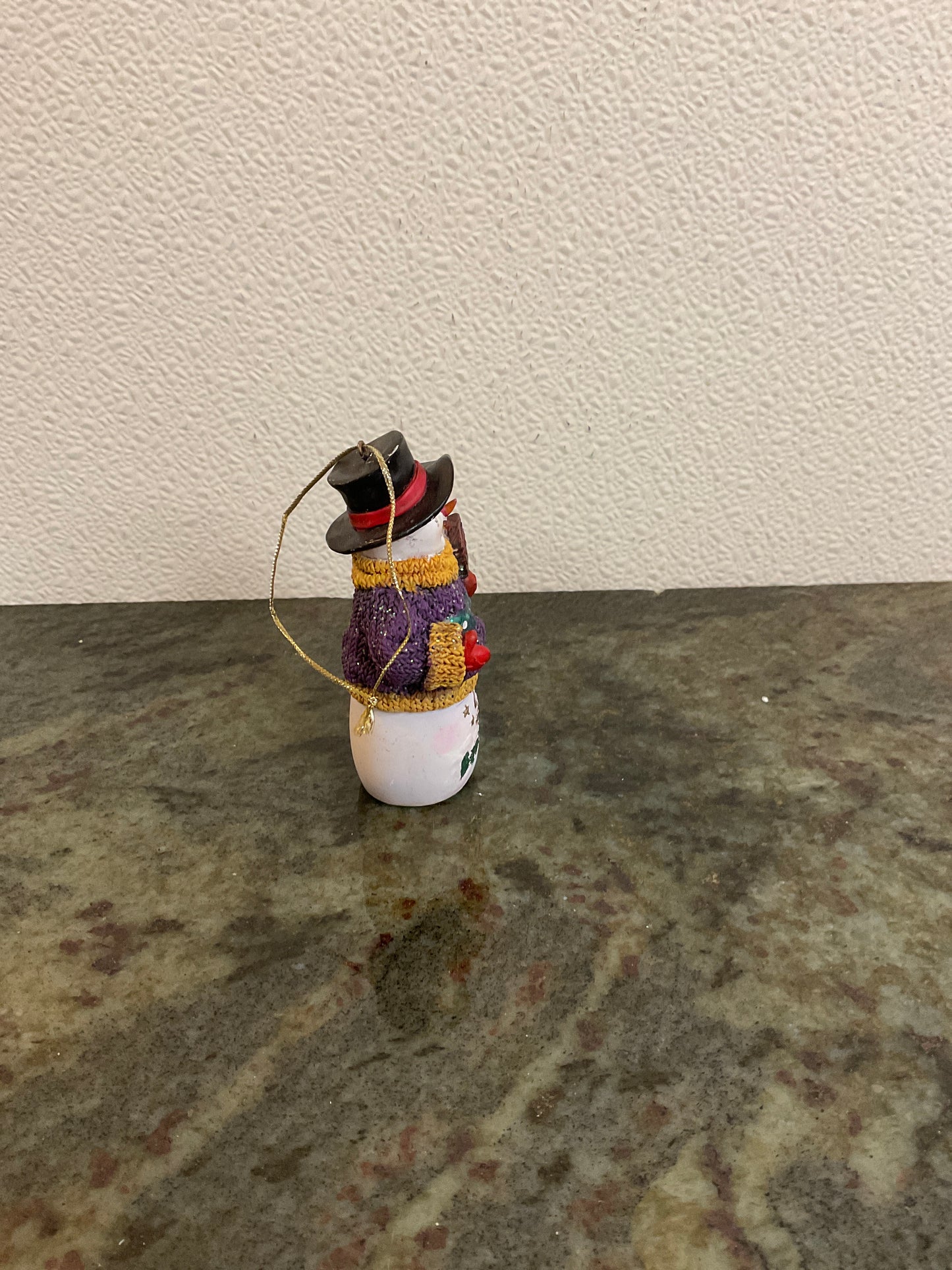 Hand Painted Snowman Ornament