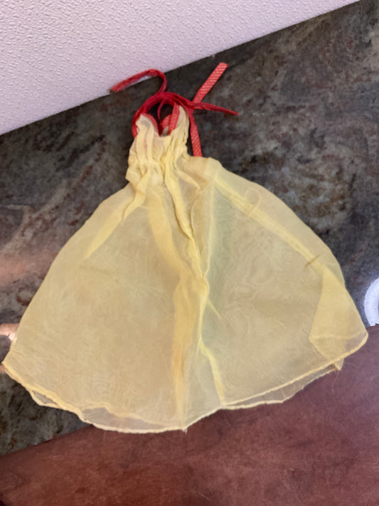 Doll Gown in Yellow.