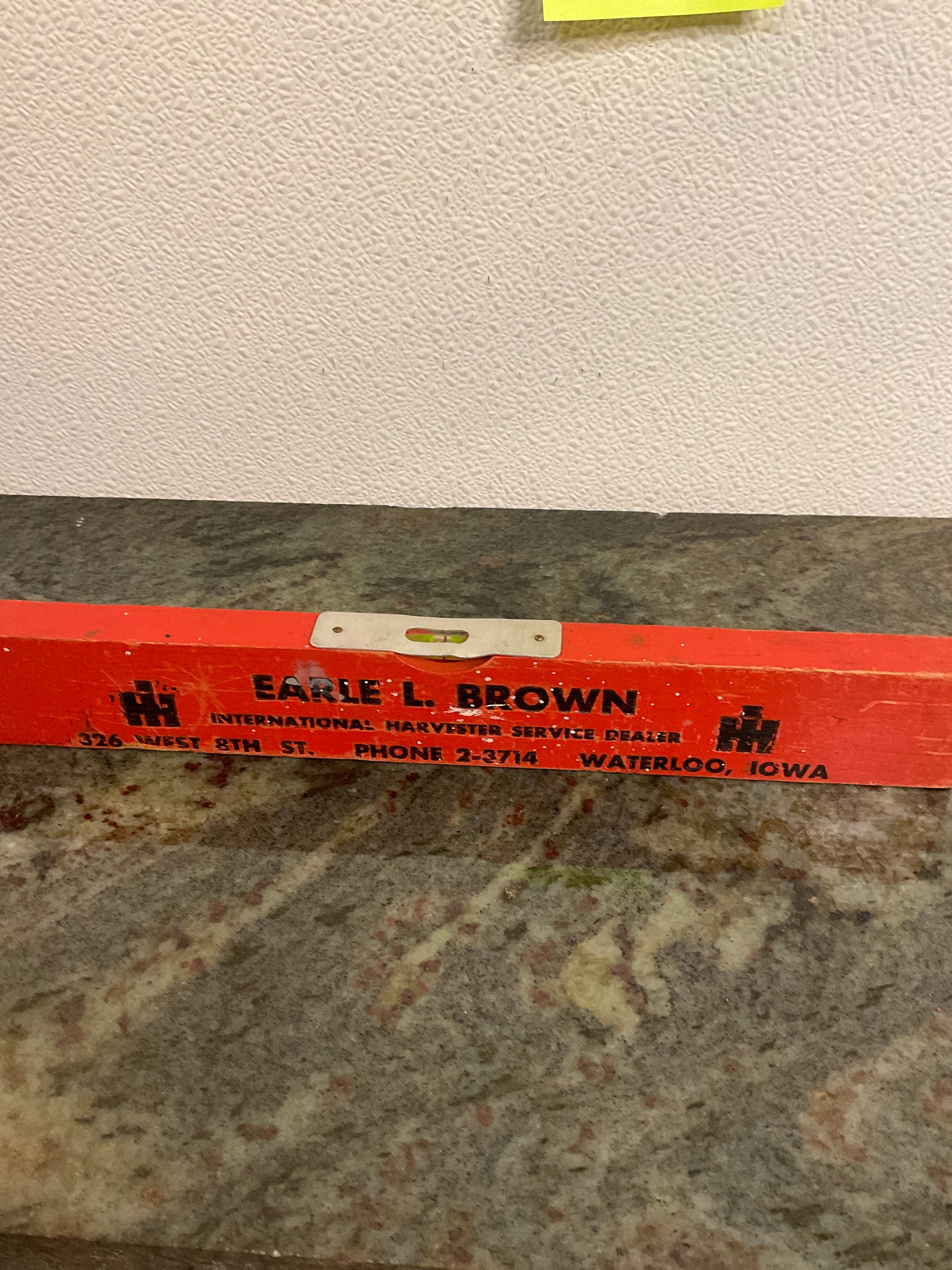 Vintage International Leveler/ Ruler