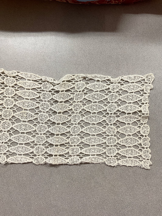 Vintage Crochet  Small Lace Runner 14” X 7”